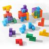 Образовательные игрушки Монтессори Пазл Сома Деревянный математический куб IQ Логическая задача Головоломка Игры Для детей Взрослых