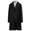 New Autumn and Winter 100% Woolen Coat for Men, Double-breasted, Double-sided Woolen Coat, Knee-length Woolen Coat for Men