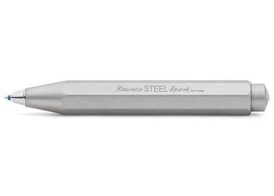 Шариковая ручка Kaweco, на масляной основе, Сталь, Sport SLBP-ST (Подлинный импортный продукт)