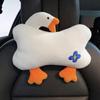 Автомобильный подголовник для защиты шеи, автомобильный мультяшный японский кролик, женское автокресло, подушка для шейного позвонка, практичный плюшевый автомобильный подголовник
