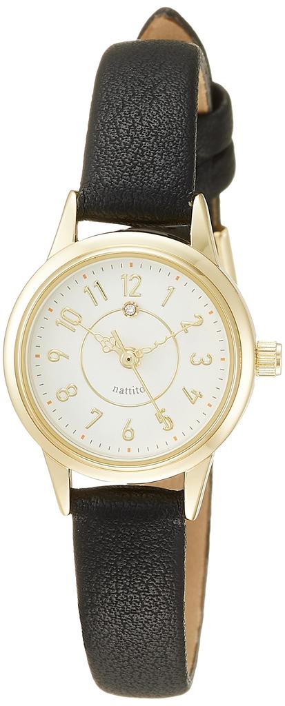 Полевые часы Analog Watch Almas с бриллиантами и кожаным ремешком Черные (Полевые работы) YM040-5 Женская