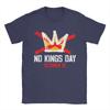 Men's No Kings Day October 18 2025 T Shirt Rejecting King 100% Cotton merchandise Casual Short Sleeve Tees Plus Size T-Shirts