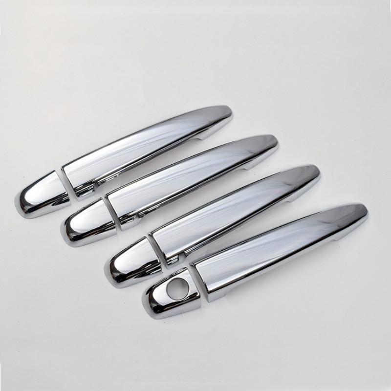 Для Lexus LS XF30 430 2001-2006 глянцевый черный углеродное волокно хромированные дверные ручки накладка аксессуары для стайлинга