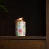Mini Empty Tea Tin Can Ceramic Tea Packaging Box Flower Enamel Tea Canister  Home/Office/Travel