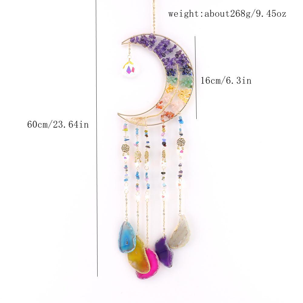 Агат 'Древо Жизни' - Кристальный кулон, ручная работа