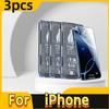 3 шт. Защитное стекло Gorilla Glass без пыли для iPhone 17/16/15/14 pro, полноэкранное, ударопрочное, пылезащитное