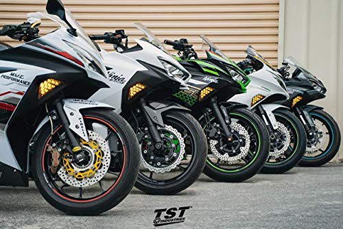 Передний светодиодный указатель поворота TSTNEXUS (стандарт) ZX6R(13-24)ZX25RZX4RNINJA1000(17-24)NINJA650(12-23)НИНДЗЯ400(18-23)НИНДЗЯ250(13-23)ФЛК02
