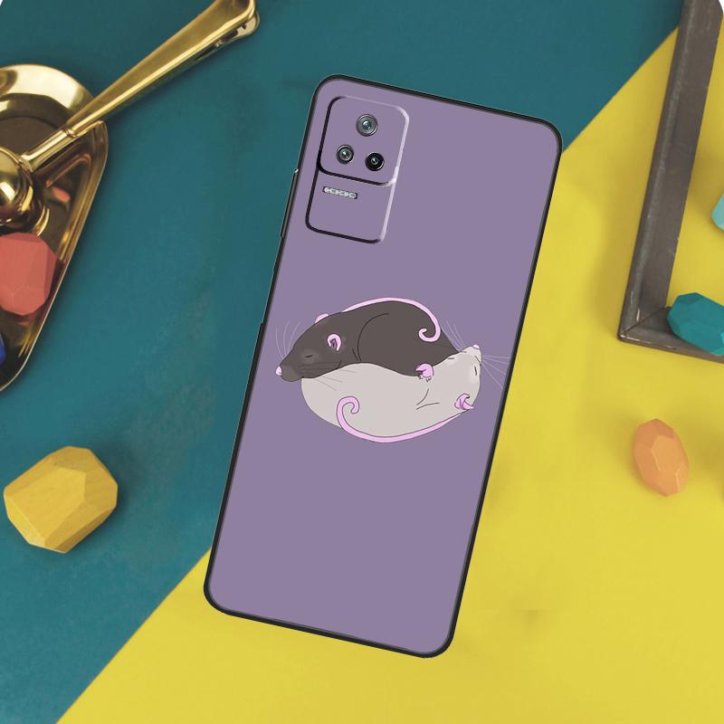 Милый Чехол с Крысами для Xiaomi 13 14 15 Ultra 11T 12T 13T 14T Pro POCO X7 Pro X3 X5 X6 F5 F6 M6 Pro Funda