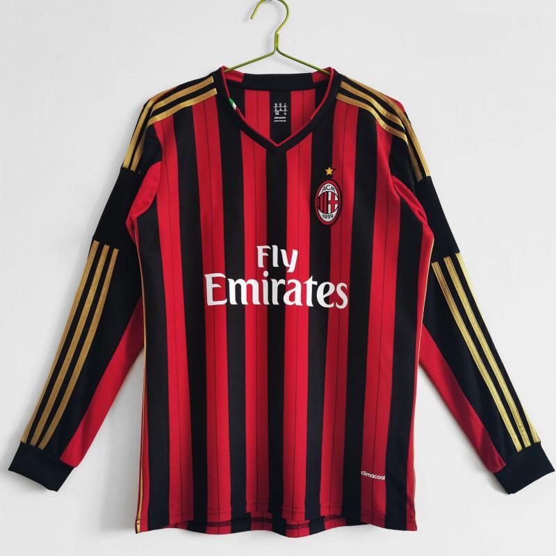 AC Milan Retro Football Jersey Men Women Short Sleeve Soccer Shirt Vintage Serie A Style Casual Hip Hop Wear