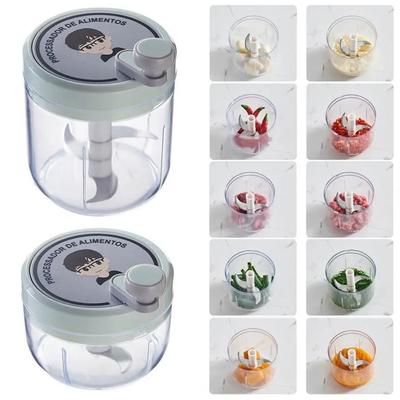 1 шт. Блендер-миксер Ручной измельчитель Кухонные гаджеты Аксессуары Чеснокодавилка Прочный Ручной измельчитель