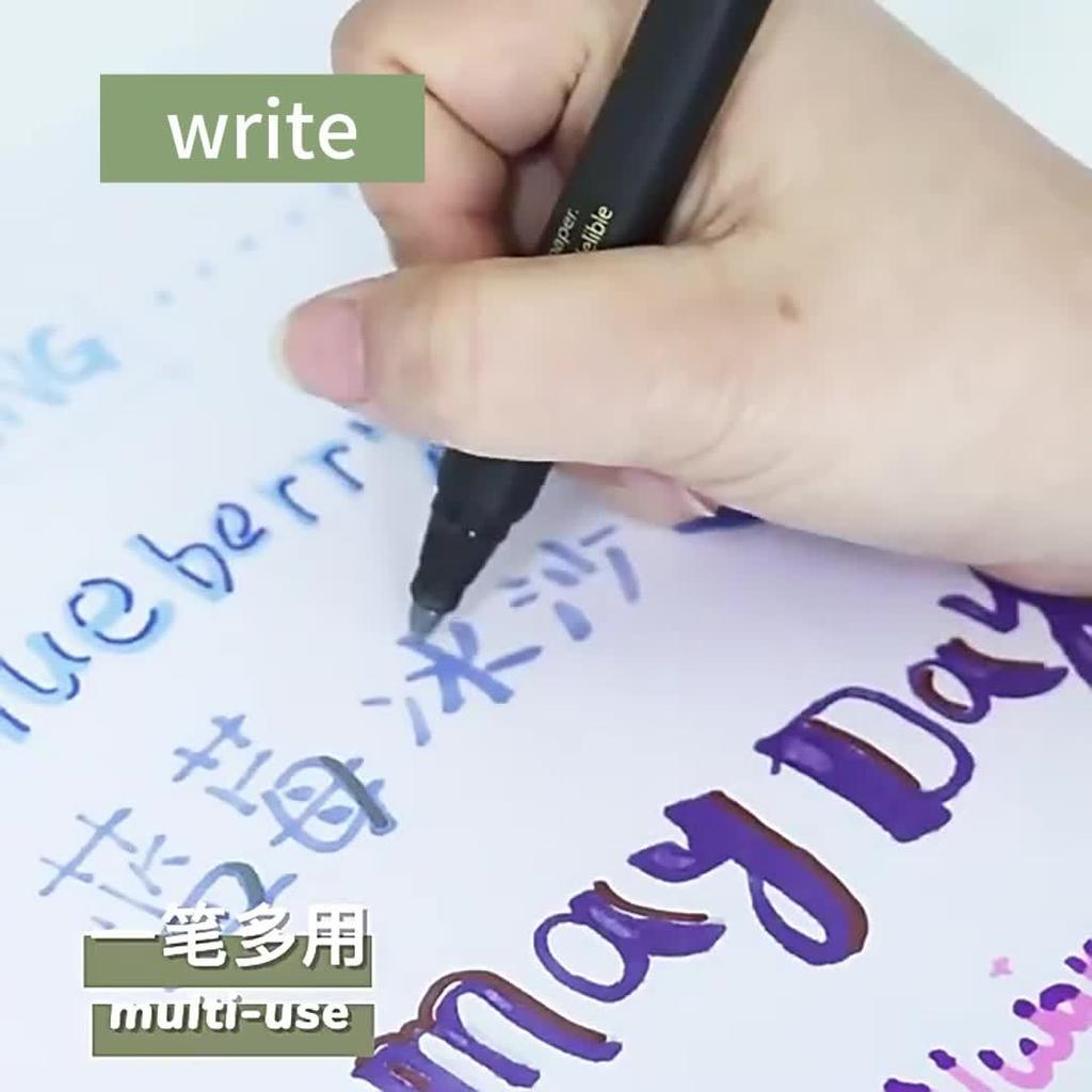 Металлические цветные маркеры, набор из 10 шт., водостойкие, разноцветные, со средним кончиком, пластиковая поверхность для рисования, создания открыток, скрапбукинга и альбомов своими руками