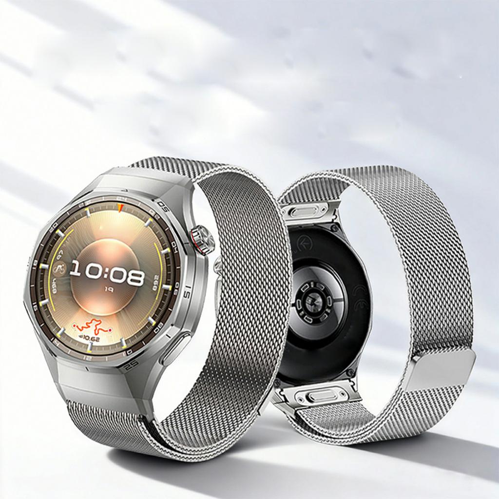 Магнитный ремешок для часов Huawei Watch GT 6 Pro 46 мм, миланская петля из нержавеющей стали, бесшовная кнопка, ремешок с быстрой застежкой