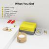 Koopala LED Sconces, Wall Mounted Lamps with Rechargeable Battery Operated USB Port 3 Color Temperatures & 3 Brightness Levels 360°Rotate Magnetic