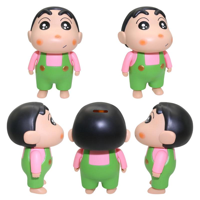 Crayon Shin-Chan Piggy Bank Cute Shin-Chan Ornaments Piggy Bank Action Figure Doll Model Popular Gifts Essentials
