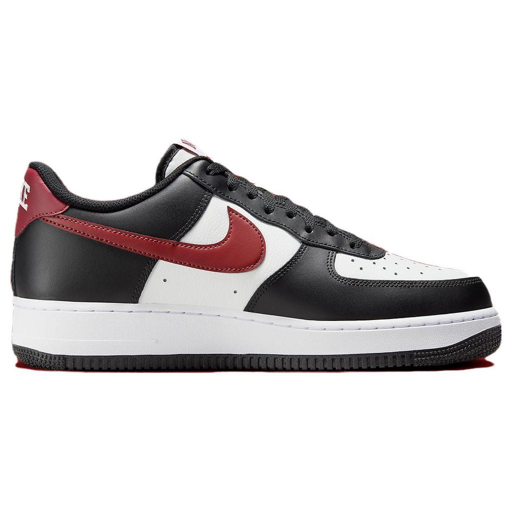 Новые Nike Air Force 1 Low '07 Черный Белый Темно-красный FZ4615-001