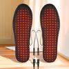 1 Pair USB Electric Heated Insole 3 Temperature Settings Adjustable Men Women Winter