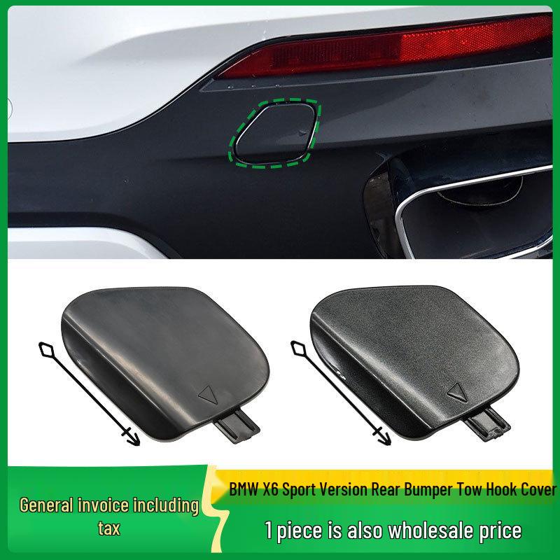 BMW X6 Sport F16 M Tow Hook Covers: Front and Rear Bumper Rescue Hole Covers
