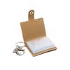 Portable Mini Photo Album with Keychain Pocket DIY Creative Key Ring for Women Men Card Holder Purse Bag Decor