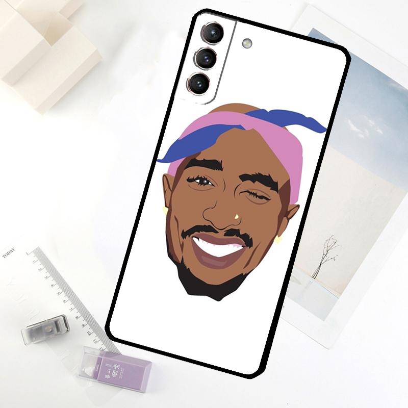 Чехол для телефона Tupac 2Pac Amaru Shakur для Samsung Galaxy S25 S26 Ultra S20 S21 S22 S23 S24 Ultra S10 Plus S25 FE
