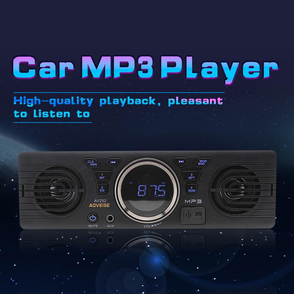 MP3-плеер Автомобильный FM-радиоприемник Поддержка TF MINI USB AUX Интерфейс Автомобильный ресивер Аудио Мультимедиа Плеер Совместимость с Bluetooth