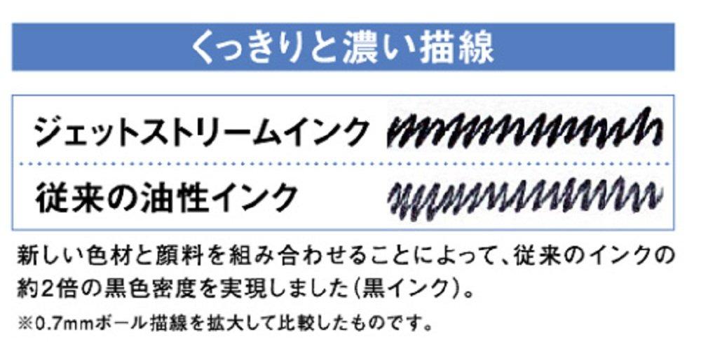 Mitsubishi Pencil Выдвижная шариковая ручка Jetstream Prime, легко пишет, масляные чернила, наконечник 0,7 мм, черная, С, SXN220007.24