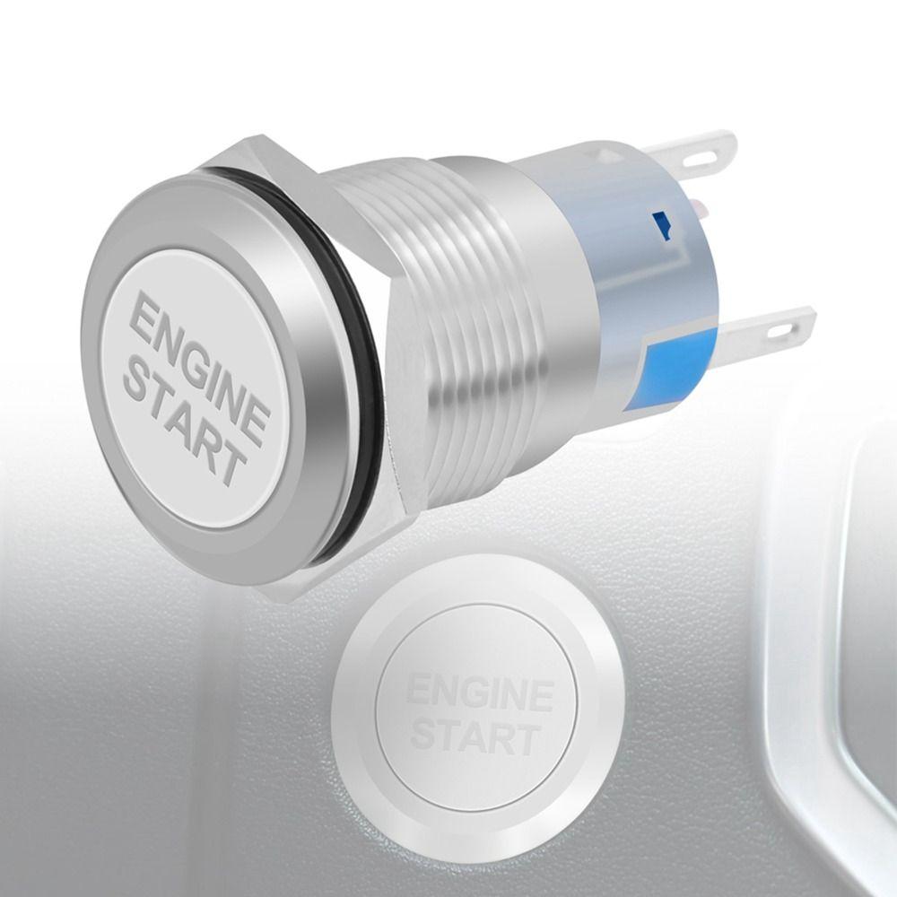 Zinc-Aluminium Zinc Zinc Alloy Ignition Starter Switch Stainless Steel Push Button Switch Vehicle Ignition