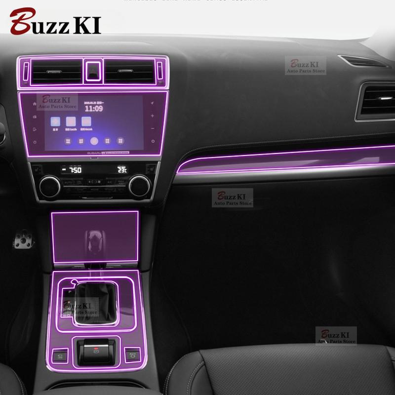 For SUBARU Legacy Outbacl 2015- Car Interior Film Navigation Dashboard center console Anti-scratch transparent TPU