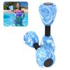 2 Pcs Water Dumbbells Aquatic Exercise Dumbbells EVA Foam Water Weights Barbells