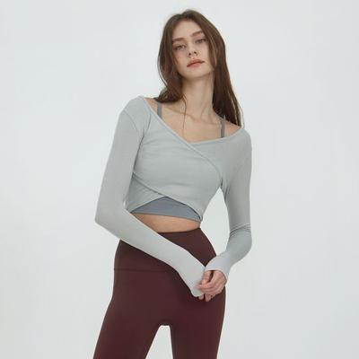 Укороченная футболка Debbie Wear Curve Wrap DEVI-T0041