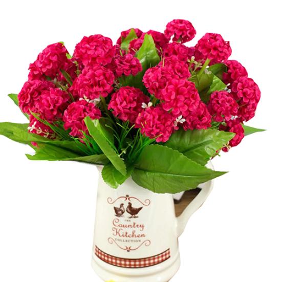 9 головок искусственных гортензий букет вечерние дома свадьба поддельные свадебные шелковые цветы