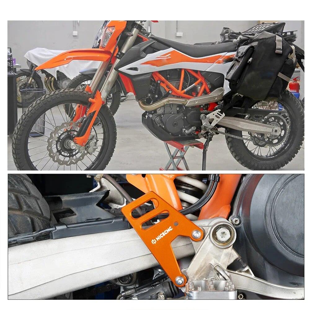 Защитная крышка для пятки для KTM 690 Enduro R SMC R 2008-2023 Husqvarna 701 Enduro Supermoto 2016-2023, кронштейны для сумок без стойки