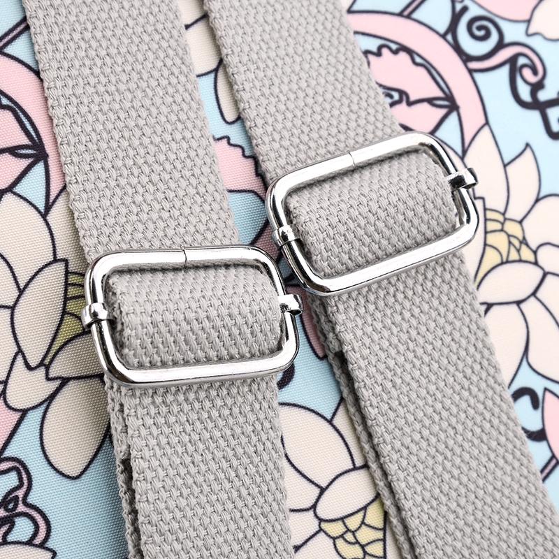 Принтованный нейлоновый рюкзак Легкий дорожный рюкзак