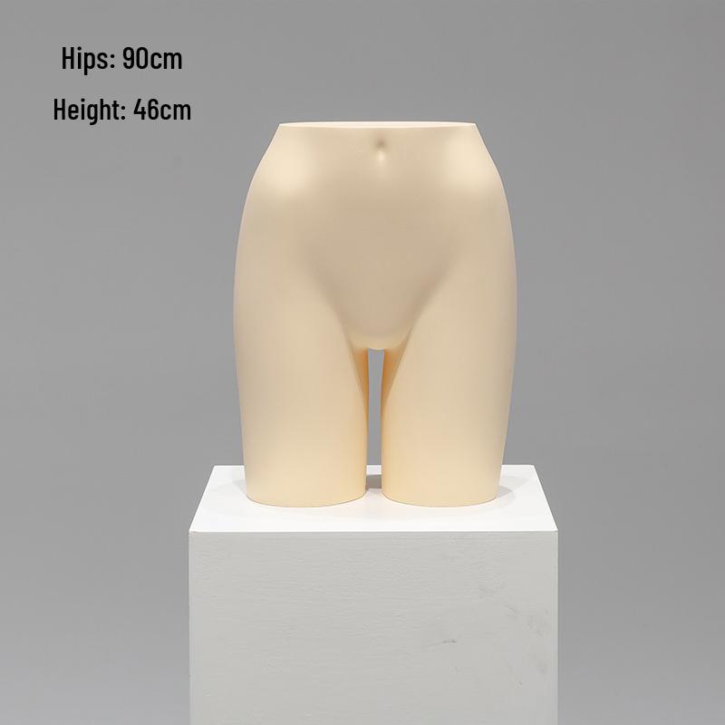 Unisex Half-Body Plastic Mannequin for Underwear Display