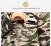 Unisex Dustproof Camouflage Labor Protection Coats with Logo Printing Option - Blue Long Coats