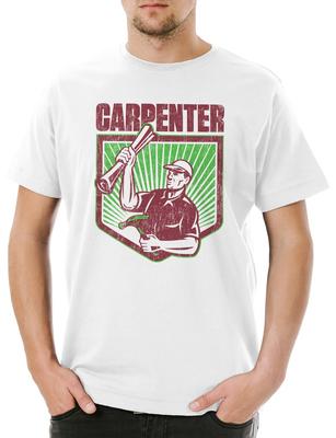 Мужская футболка Carpenter III Мастер-плотник Ремесло Плотничество Плотник