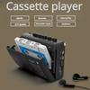 Портативное кассетное AM/FM радио Ретро кассетный музыкальный плеер Walkman Кассетные магнитофоны с динамиком Поддержка воспроизведения через 3,5 мм наушники