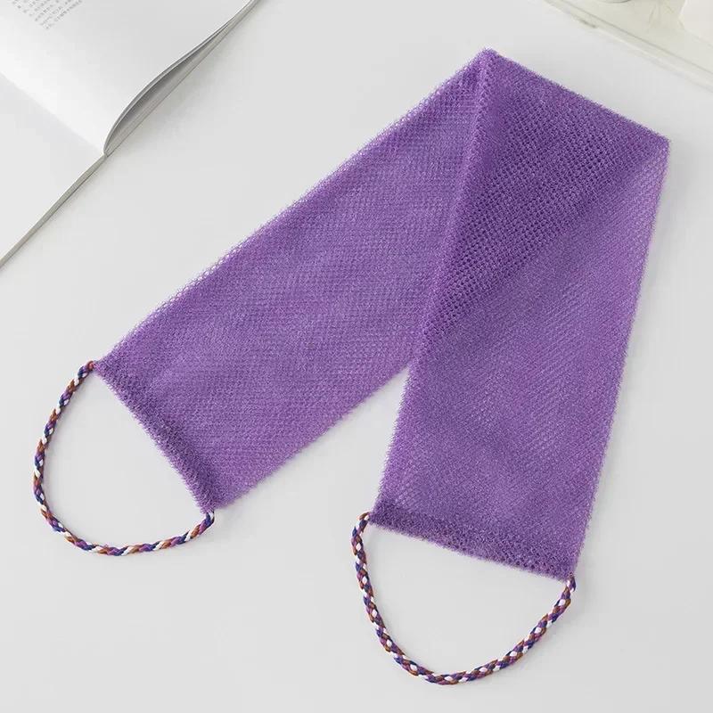 Растягивающееся мыльное полотенце, нейлоновое отшелушивающее полотенце для спины, полотенце для душа, многоразовая тряпка для купания, полотенце для очищения тела, принадлежности для ванной комнаты