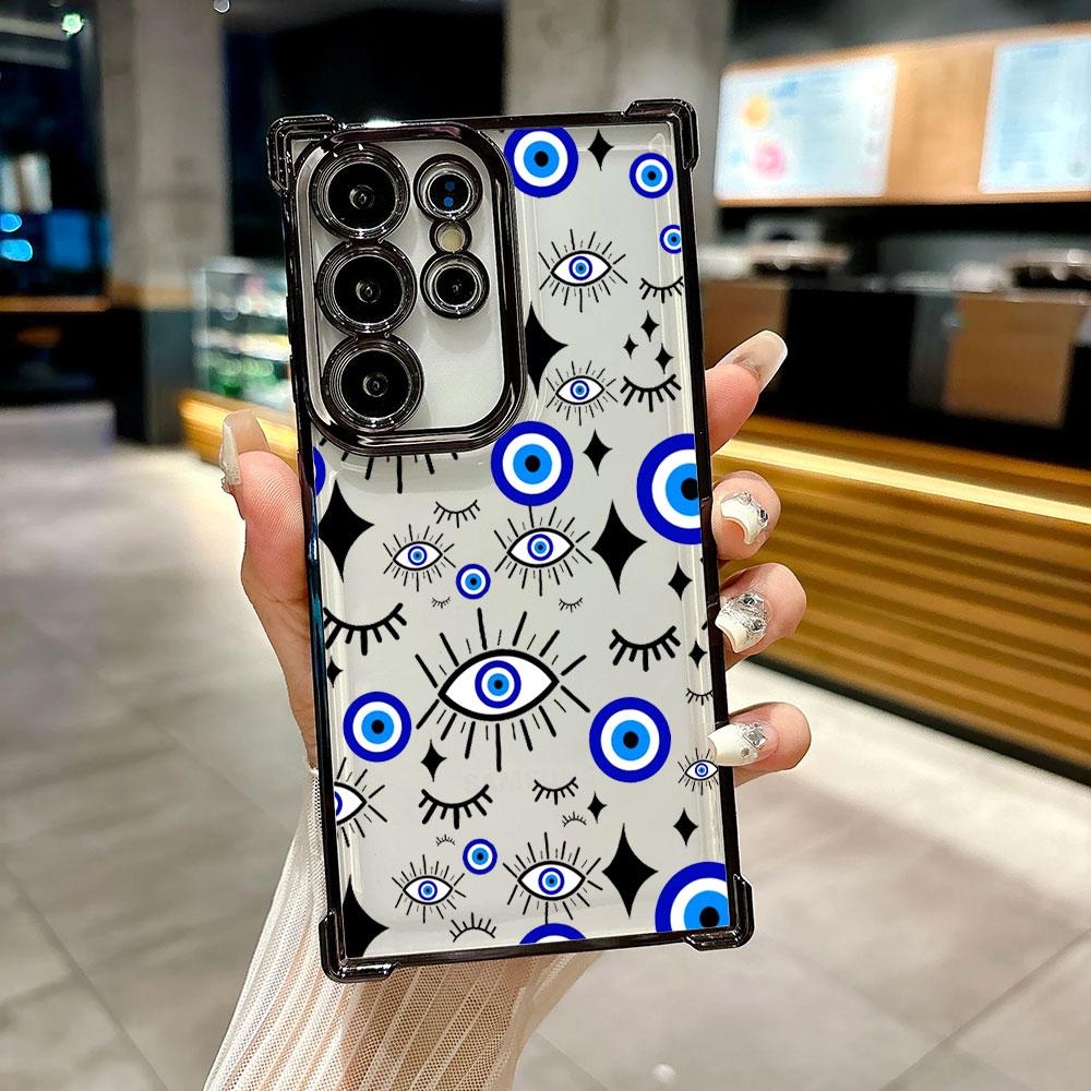 Синий глаз Синие глаза Чехол Для Galaxy S26 Ultra Чехол для телефона Для Samsung S26 S25 S24 S23 S21 Ultra S20 FE S25 Plus 5G Мягкая крышка
