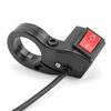 Motorcycle Handlebar Headlight Switch ON OFF Push Button Light Switches for Electric Bike Motorbike ATV Accessories Black