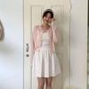 New ArrivalS Open Run Women S Round Neck Long Sleeve Sheer Punk viScoSe Cardigan