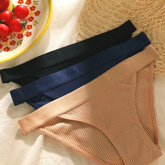 Женские сексуальные трусики с низкой посадкой, дышащие