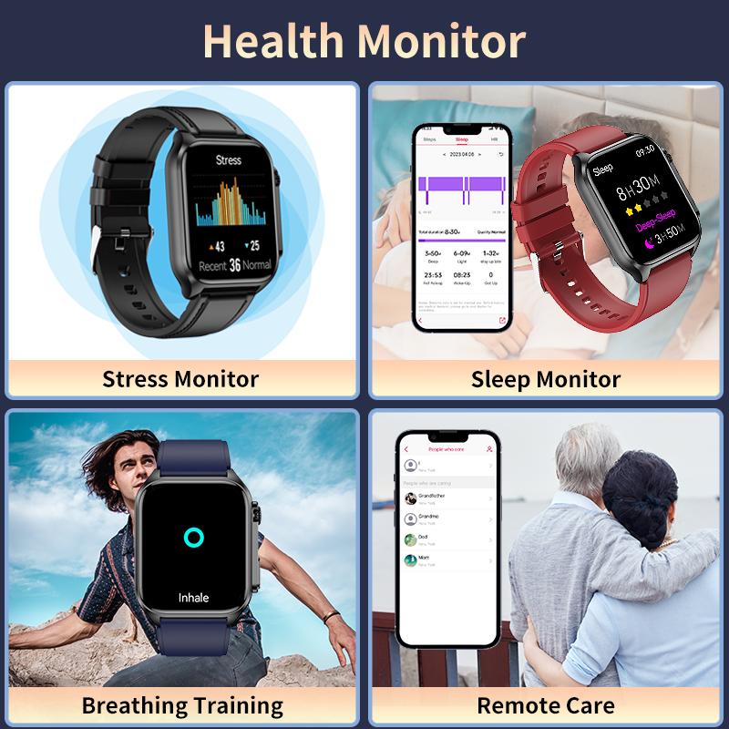 SACOSDING NFC+ЭКГ+PPG Смарт-часы Bluetooth Звонок Автоматический инфракрасный датчик кислорода в крови Частота сердечных сокращений Кровяное давление Мониторинг здоровья Водонепроницаемые часы