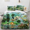 Jurassic World Park Dinosaur Bedding Set Boys Girls Twin Queen Size Duvet Cover Pillowcase Bed Kids Adult Home Textileextile