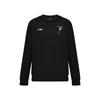 Li Ning Badminton Series Warm Stylish Sports Crew Neck Sweatshirt Unisex Sweatshirt Black AWDUH99-1