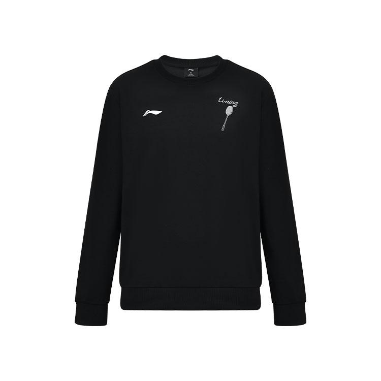Li Ning Badminton Collection Sweatshirt Unisex Black AWDUH99-1