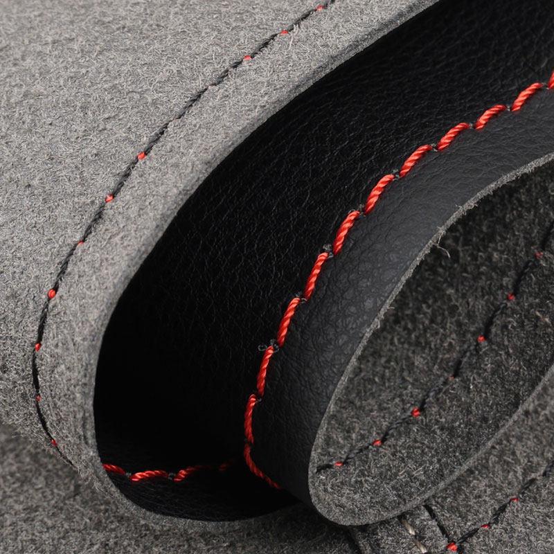 Car Interior Accessories Interior Microfiber Leather Steering Wheel Cover Trim For Peugeot 508 / 508 SW 2011 2012 2013 2014-2018