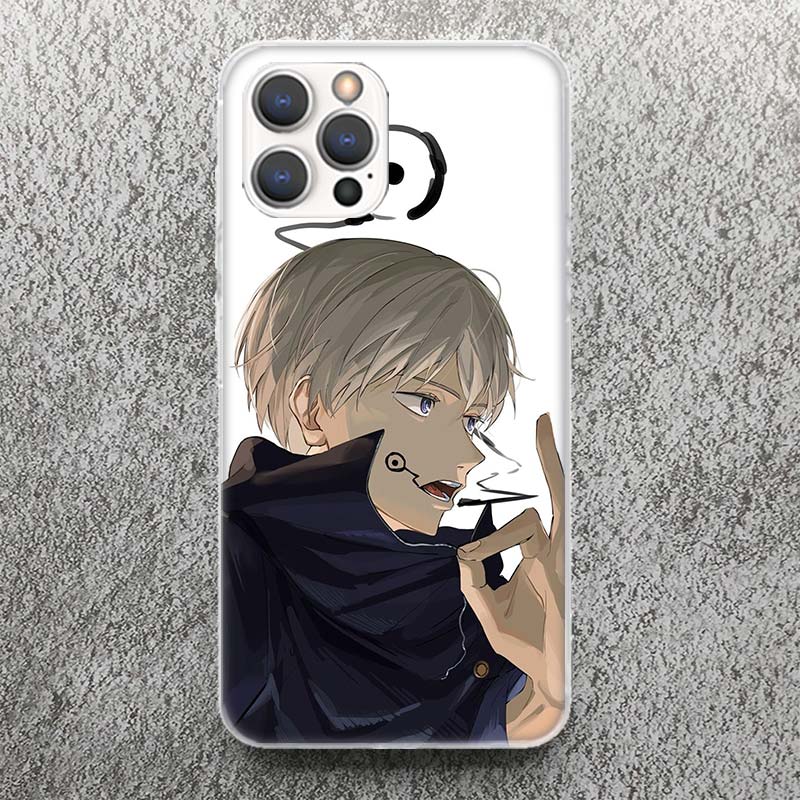 Kaisen J-Jujutsu Инумаки Тоге Чехол для телефона Для iPhone 13 12 Mini 11 Pro Max XS XR X Max 7 Plus 8 SE 6 6S 5 5S Мягкий силикон Печать