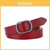 Retro Leather Inspired Belt For Ladies With Metal Clasp And Pure Design Leather