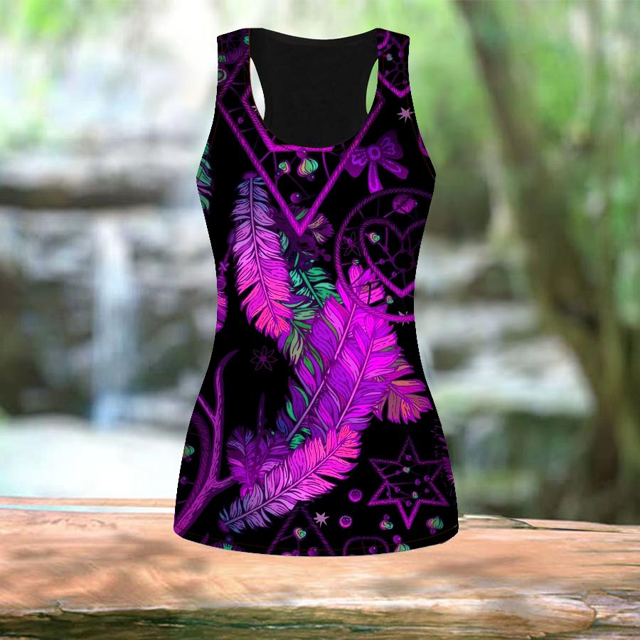 3D оранжевый колокольчик ветра с принтом перьев для женщин для тренировок, йоги, тренажерного зала, летние спортивные рубашки с принтом, жилеты больших размеров