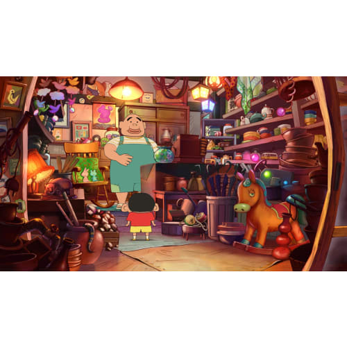 Crayon Shin-chan Shiro of Charcoal Town -switch